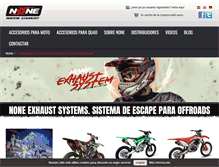 Tablet Screenshot of noneracing.com